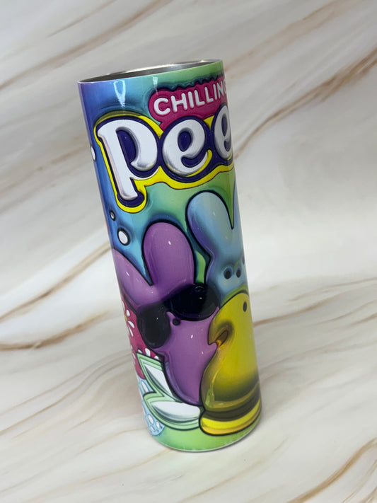 20 oz Tumbler Chilling With My Peeps