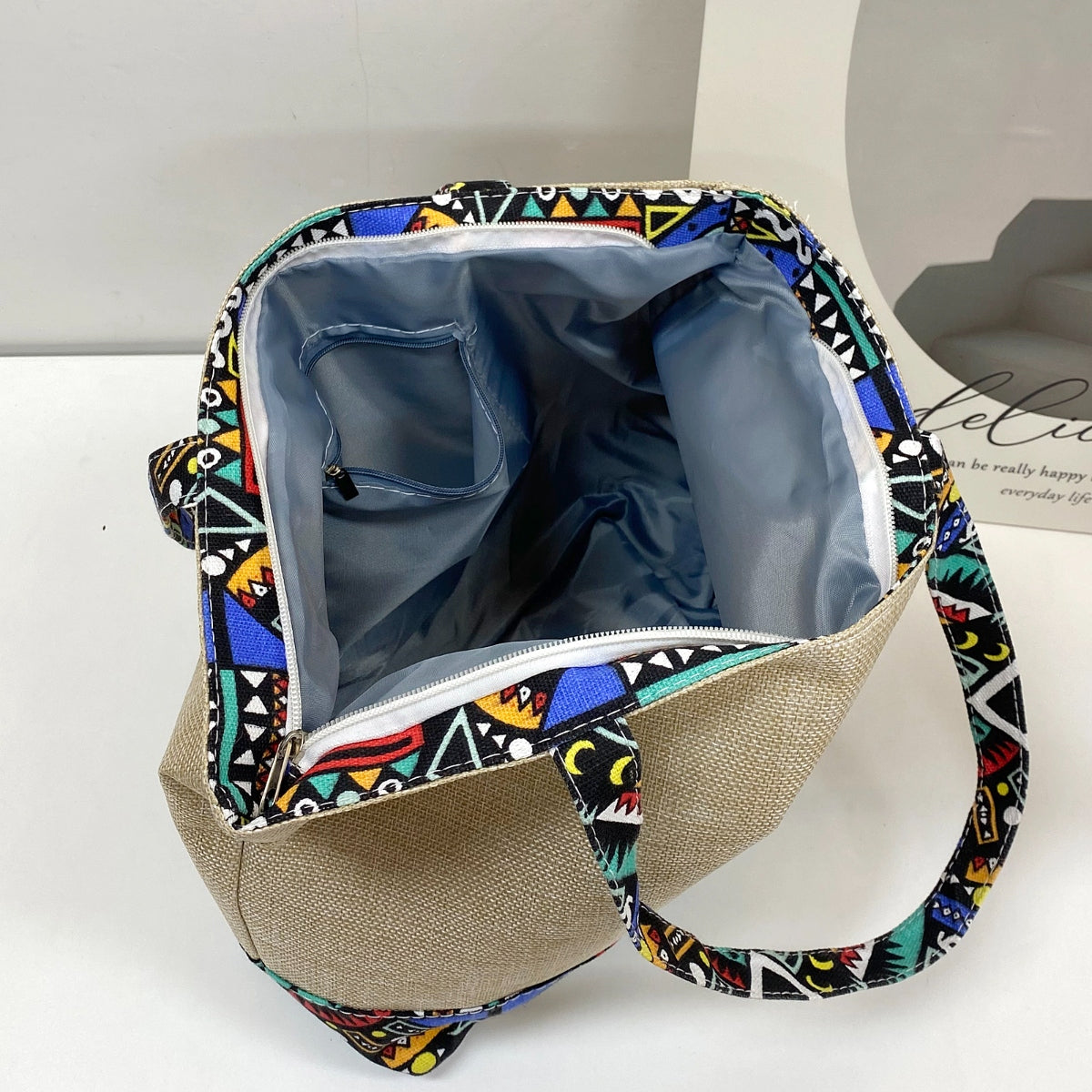 Geometric Medium Tote Bag