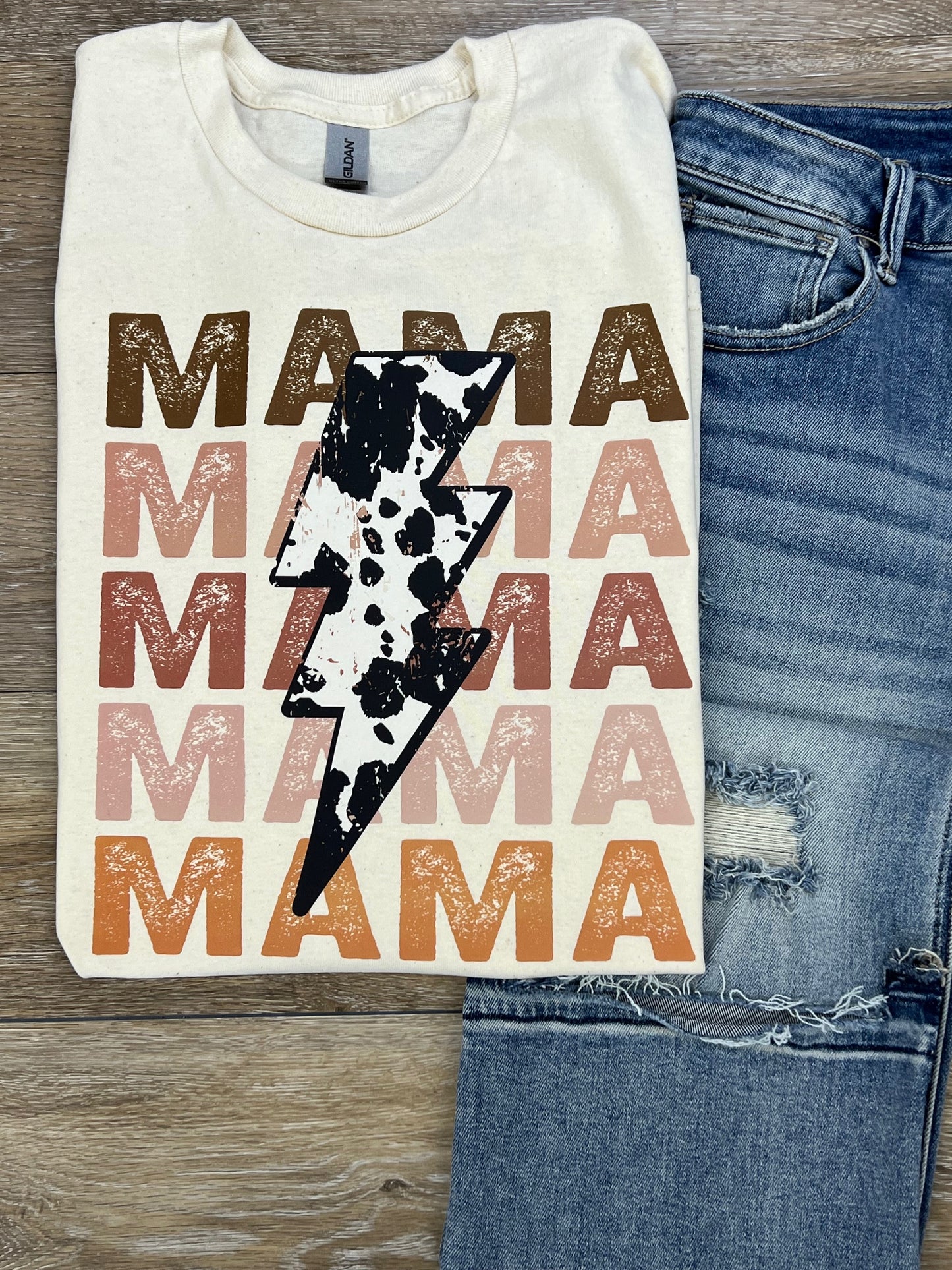 Mama Western Cow Lightning