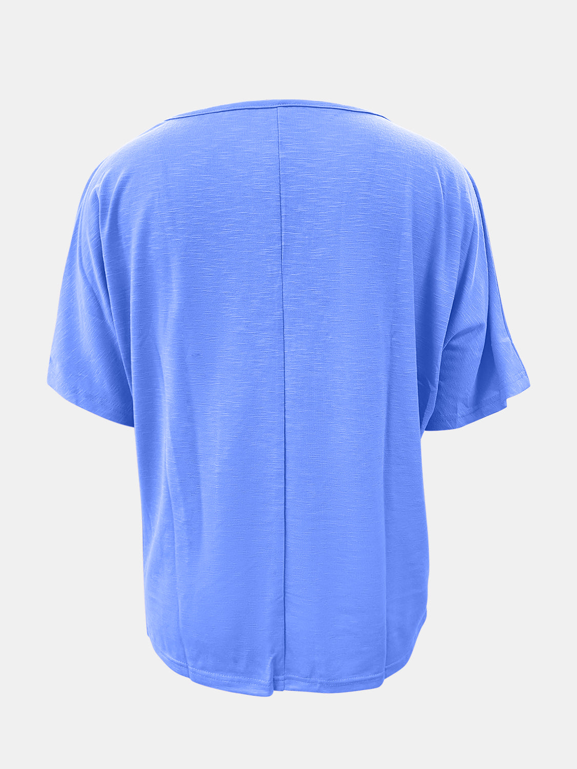 Full Size Scoop Neck Short Sleeve T-Shirt
