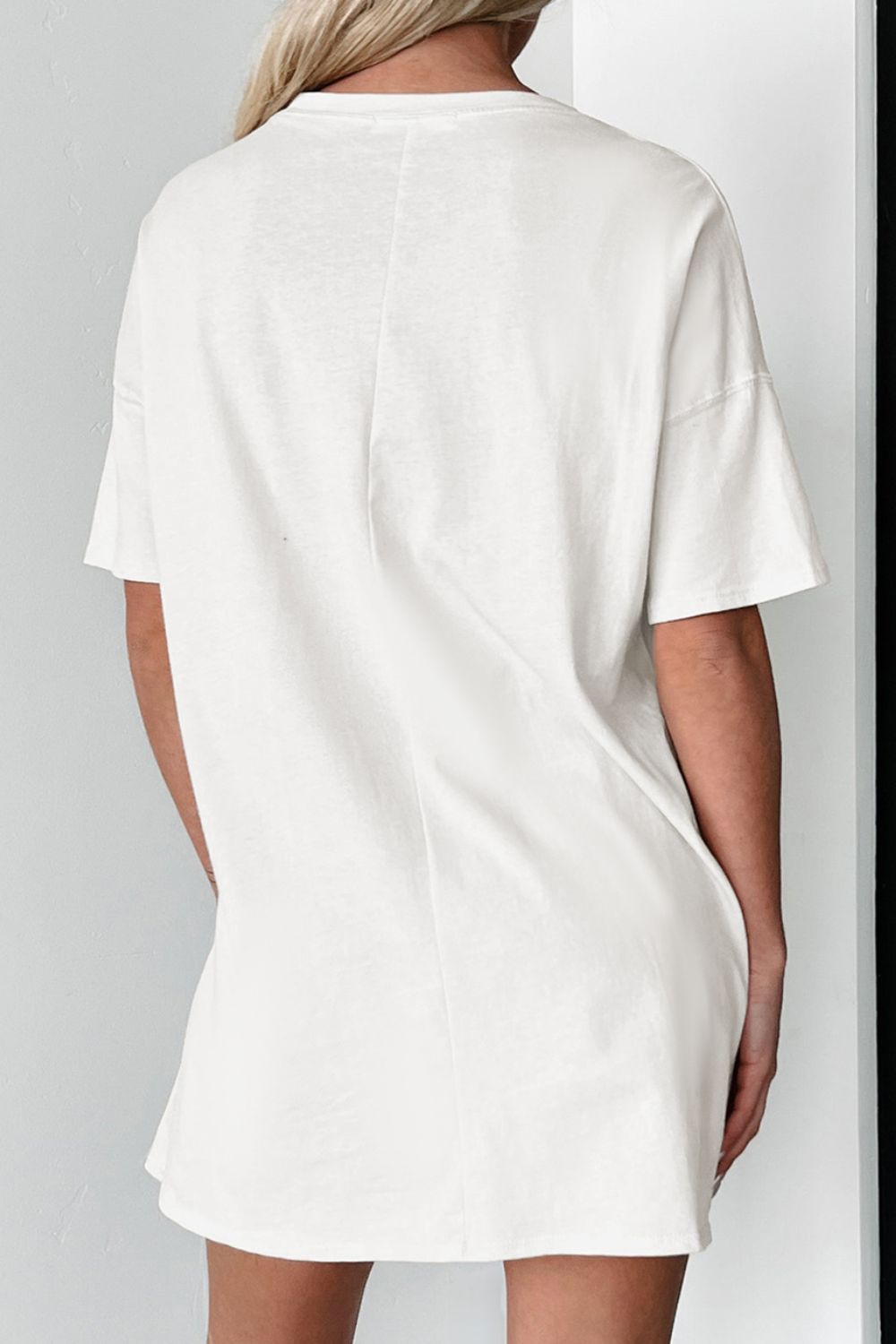 Graphic Round Neck Short Sleeve Oversize T-Shirt